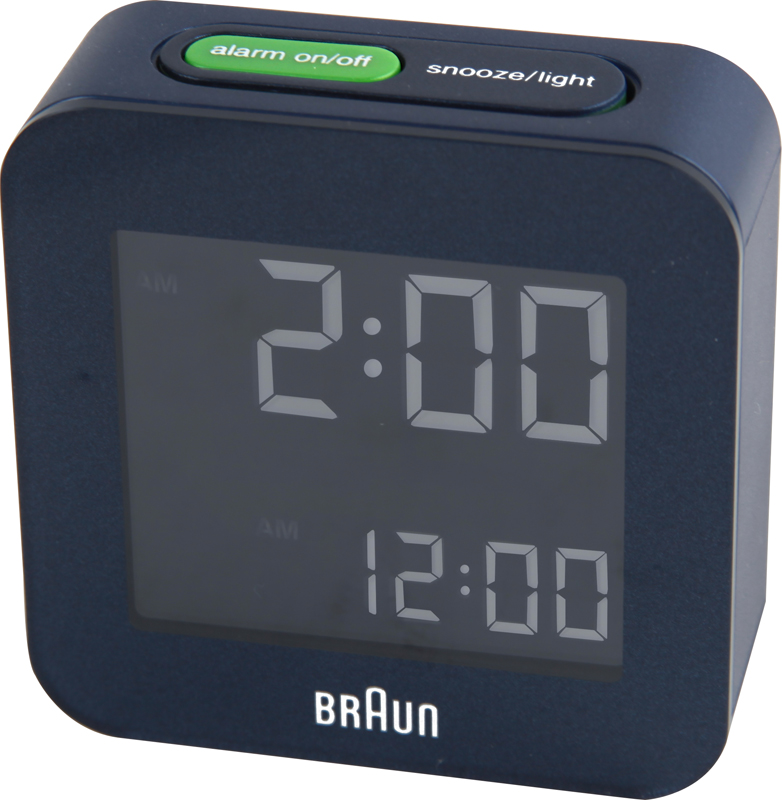 Braun BNC008BLBL Clocks Clock Digital Alarm Clock