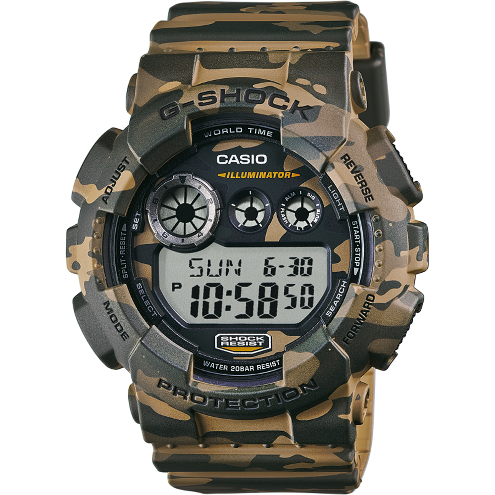 G-Shock GD-120CM-5ER watch - Camouflage