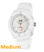 Ice Watch Classic-Solid-Medium-White CL.WE.U.P.09 -  