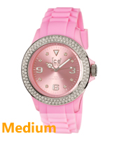 Ice Watch Stone-Sili-Medium-Pink-Silver ST.PS.U.S.10 -  