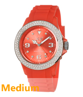 Ice Watch Stone-Sili-Medium-Red-Silver ST.RS.U.S.10 -  