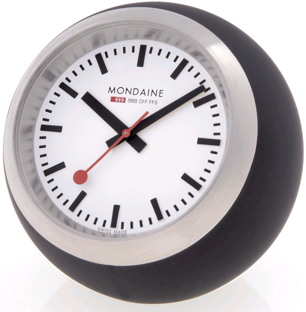 Mondaine A660.30335.16SBB Railways Clock Desk Globe