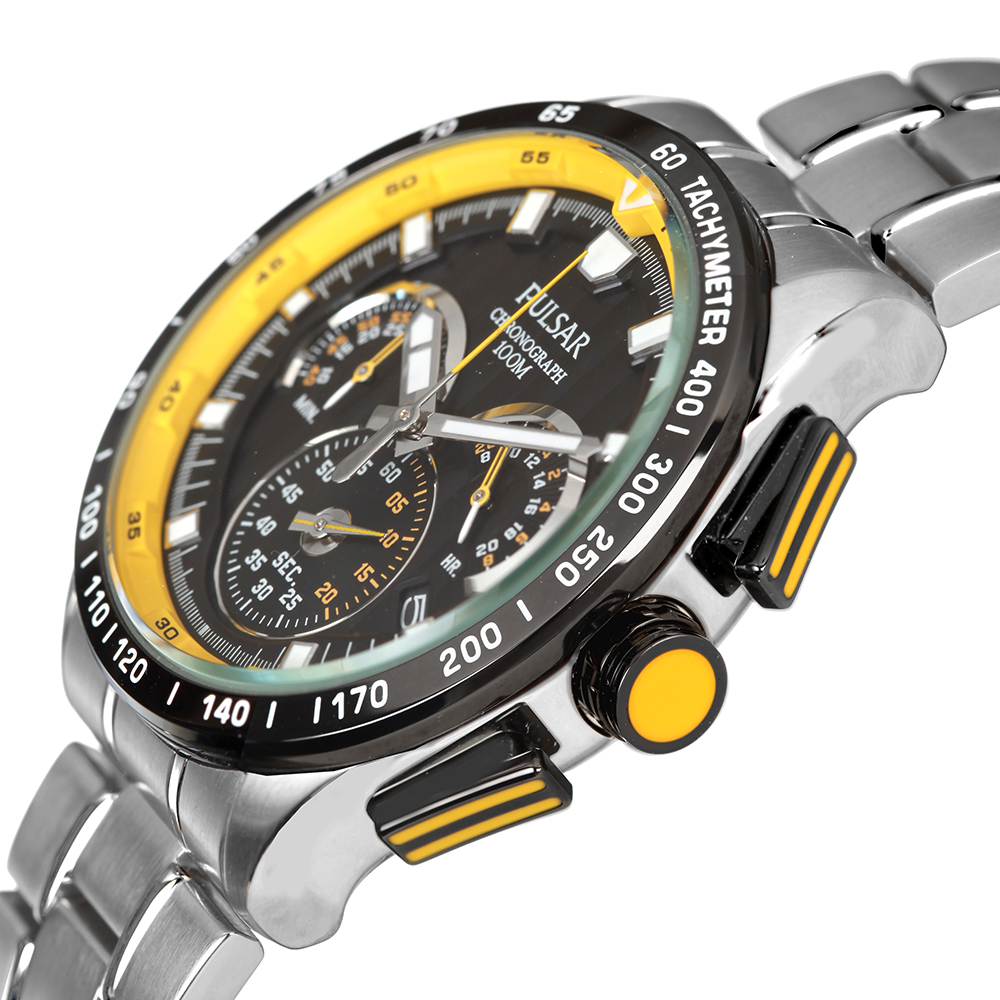 Pulsar PU2011X1 Gents watch PU2011 Gent Chrono Sport Yellow