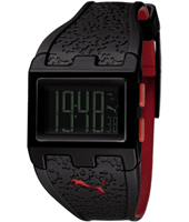 Puma Flux-L-Black-Red PU910372002 -  