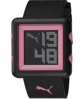Puma Smash-Black-Pink PU910842001 -  