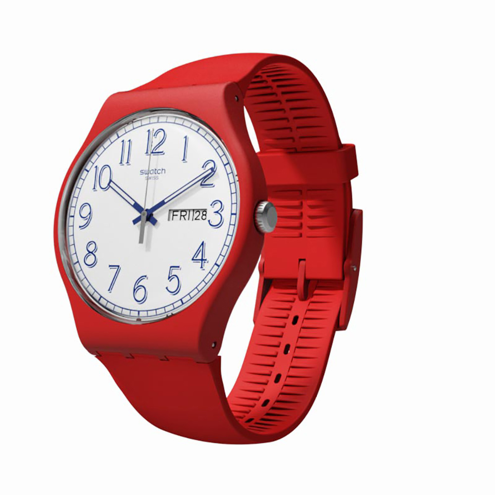 Swatch SUOR707 watch Red Me Up