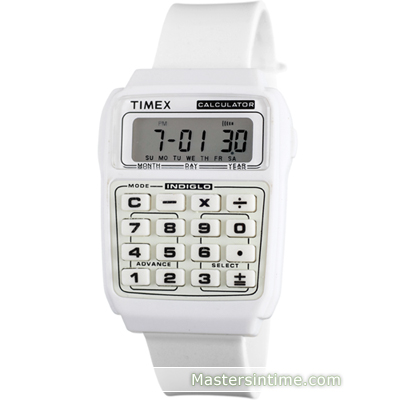 Timex Archie-White-Calculator T2N186 - 2011 Spring Summer Collection