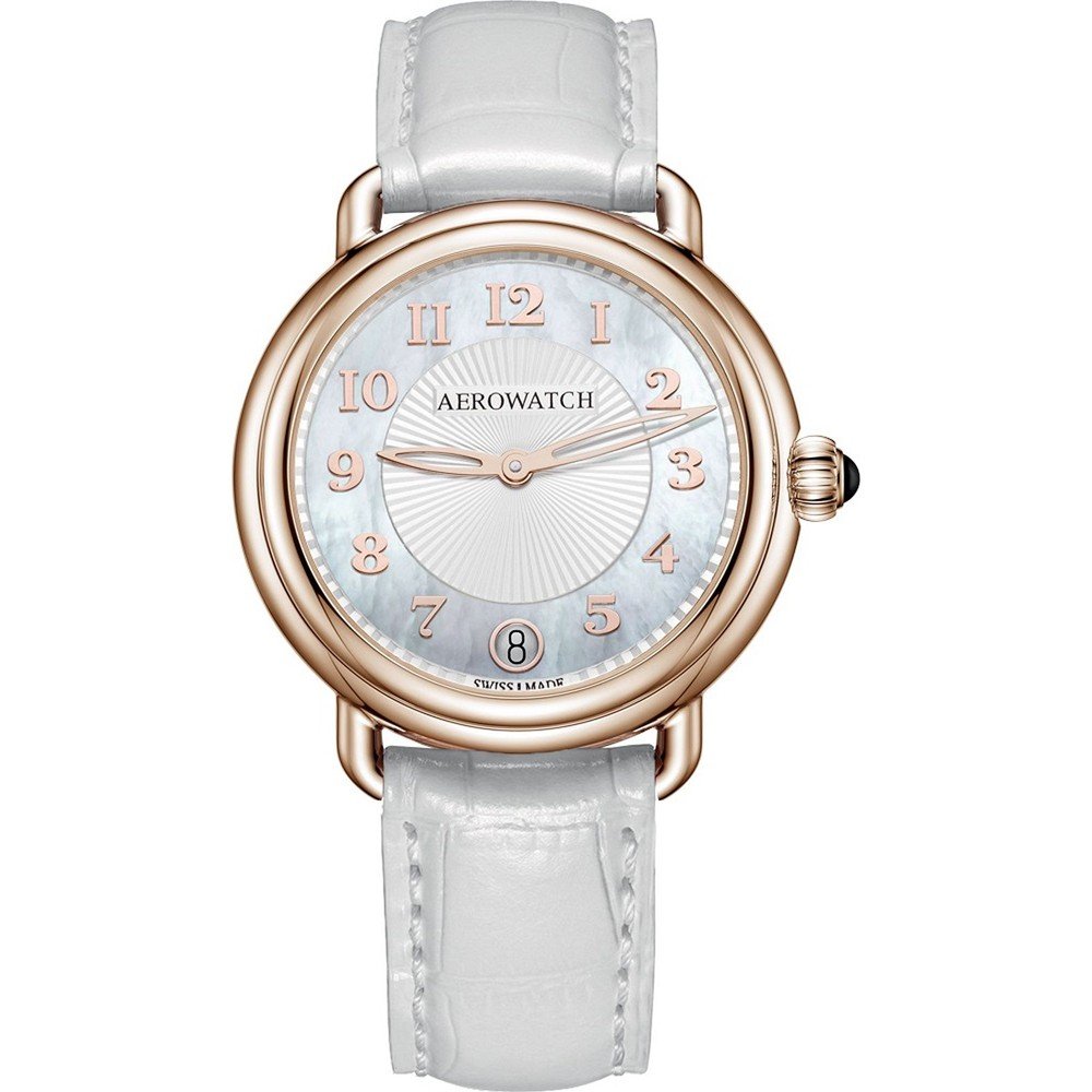 Aerowatch 1942 42960-RO20 1942 Lady Q Watch