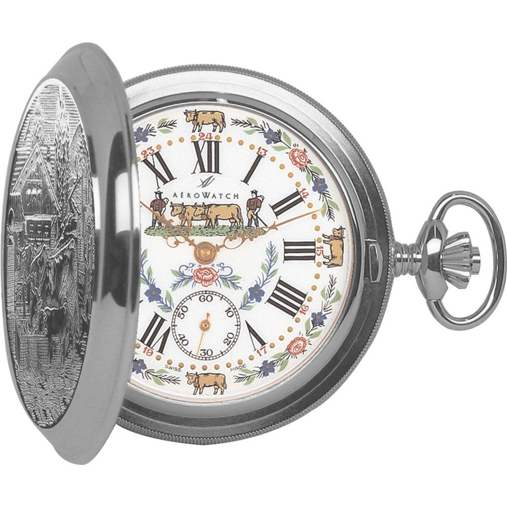 Aerowatch Pocket watches 55626-NI01 Savonnettes Pocket watches