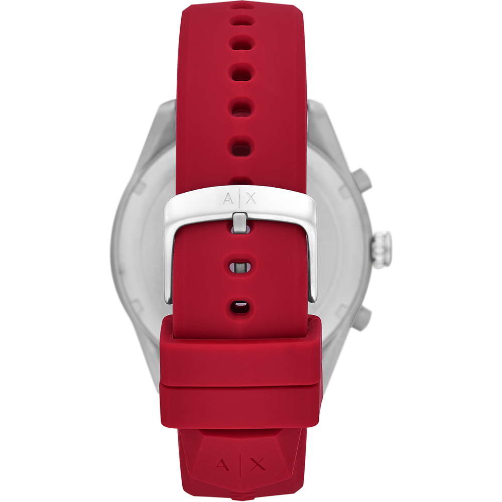 armani exchange watch red