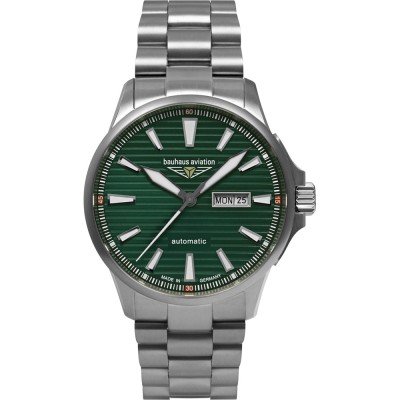 Bauhaus Aviation 2862M-4 Aviation Titanium Iron Annie Watch