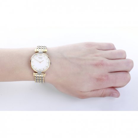 Titanium & Gold Watch with Saphire Crystal and MOP Dial Fall Winter Collection Boccia