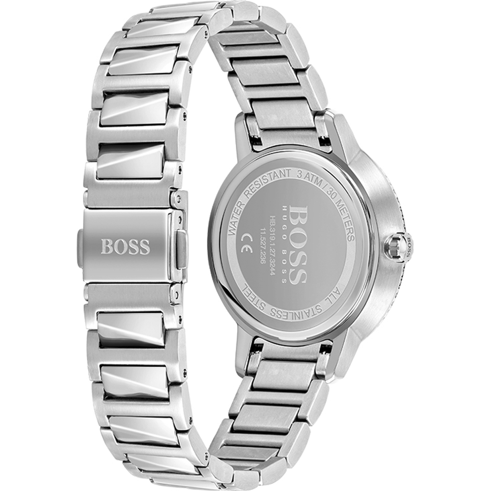 hugo boss silver watch
