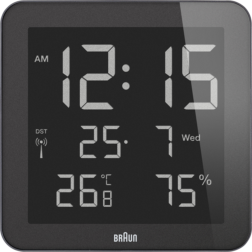 Clock Braun BNC014BK-RC