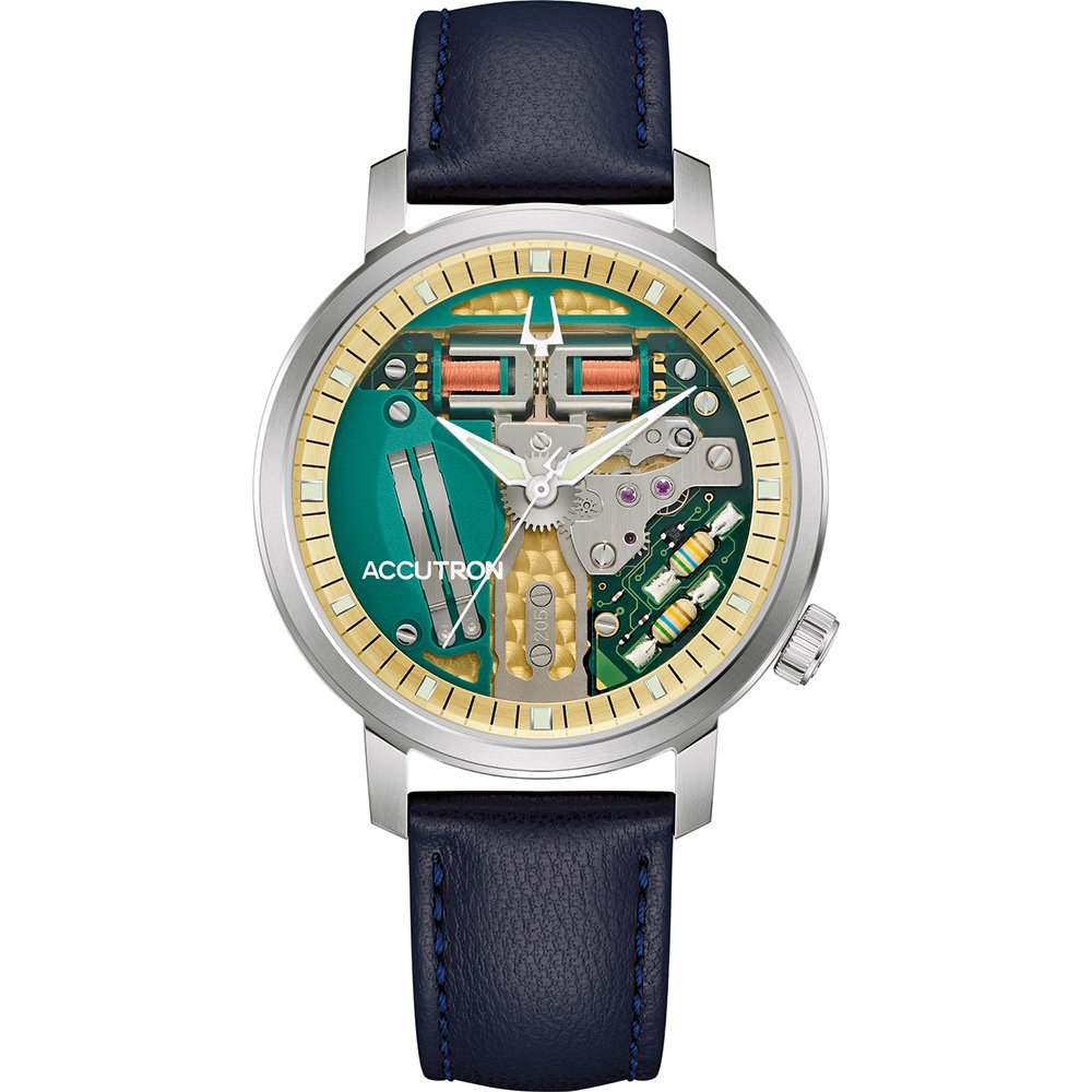 【超希少品】BULOVA ACCUTRON 腕時計　スケルトン　J11890 bulova-26a213-accutron-