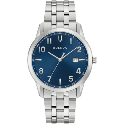 Bulova Marine Star Precisionist Orologio Uomo Acciaio Quadrante Blu - 96B433