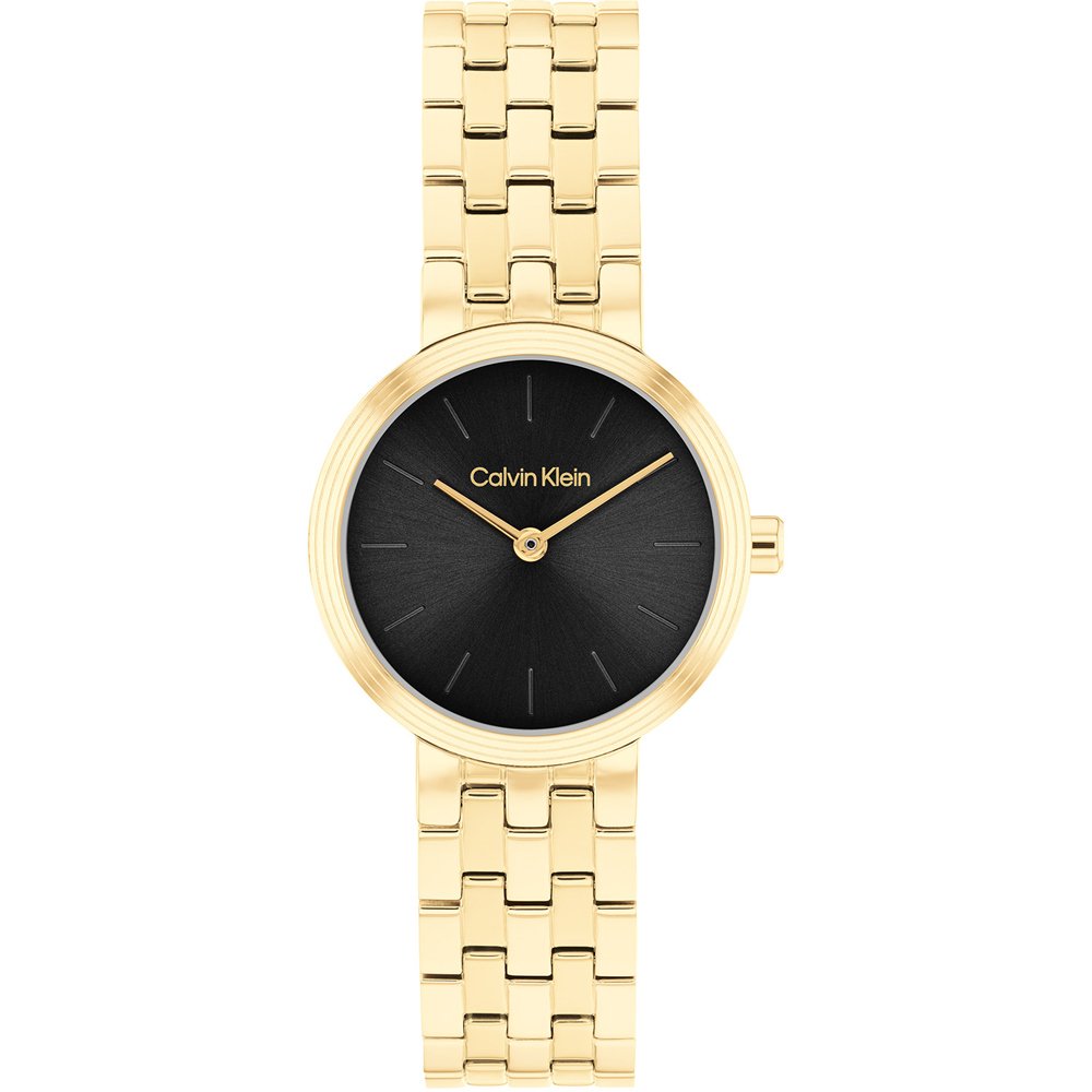 Calvin Klein oval face diver tone watch, Japan quartz movement, stainless back Calvin Klein oval face diver tone watch, Japan quartz  main image 4