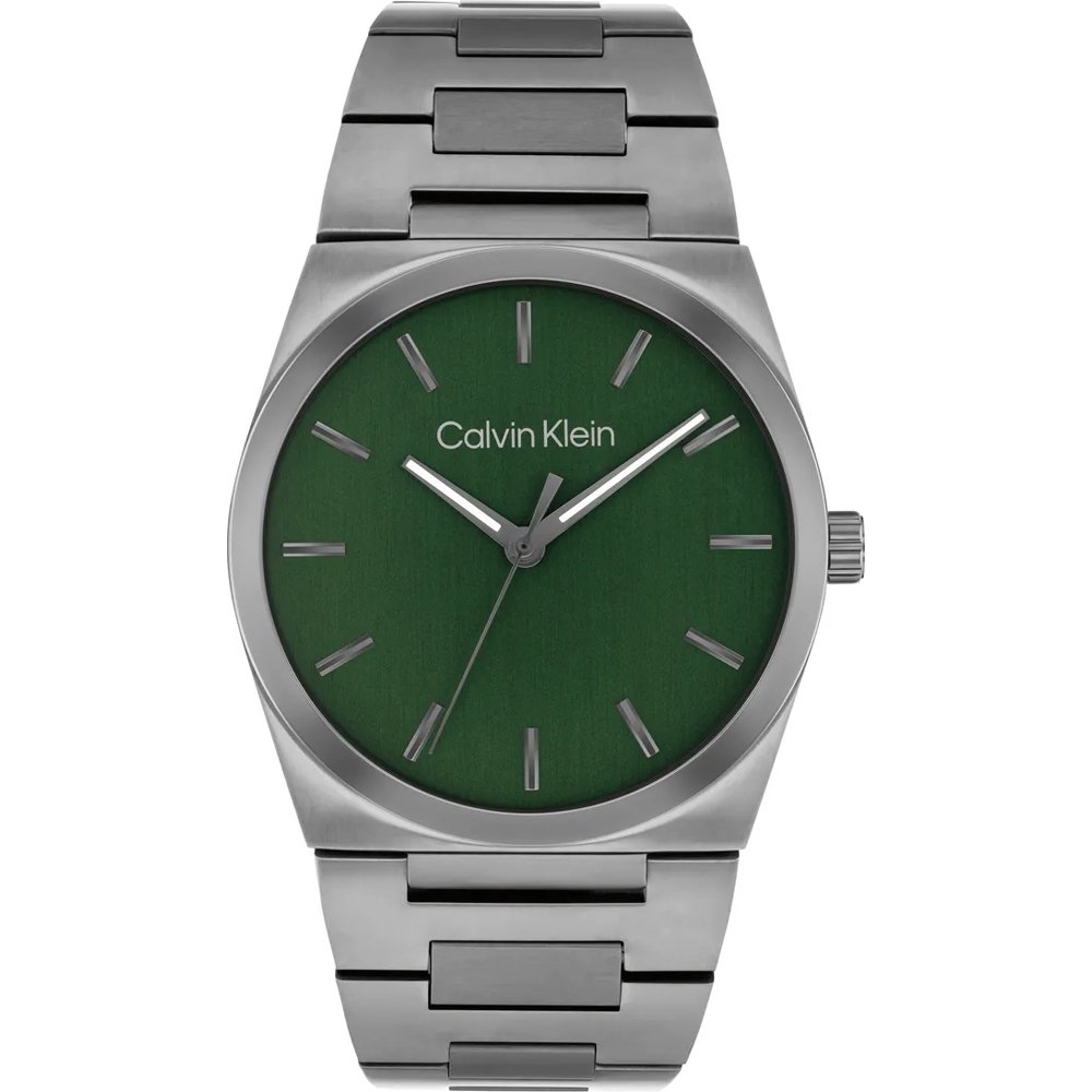 Vintage Calvin Klein 1500 Professional‎ Green Face Stainless Band 200 Meters Rare Vintage Calvin Klein 1500 Professional Diver - 200m  main image 2