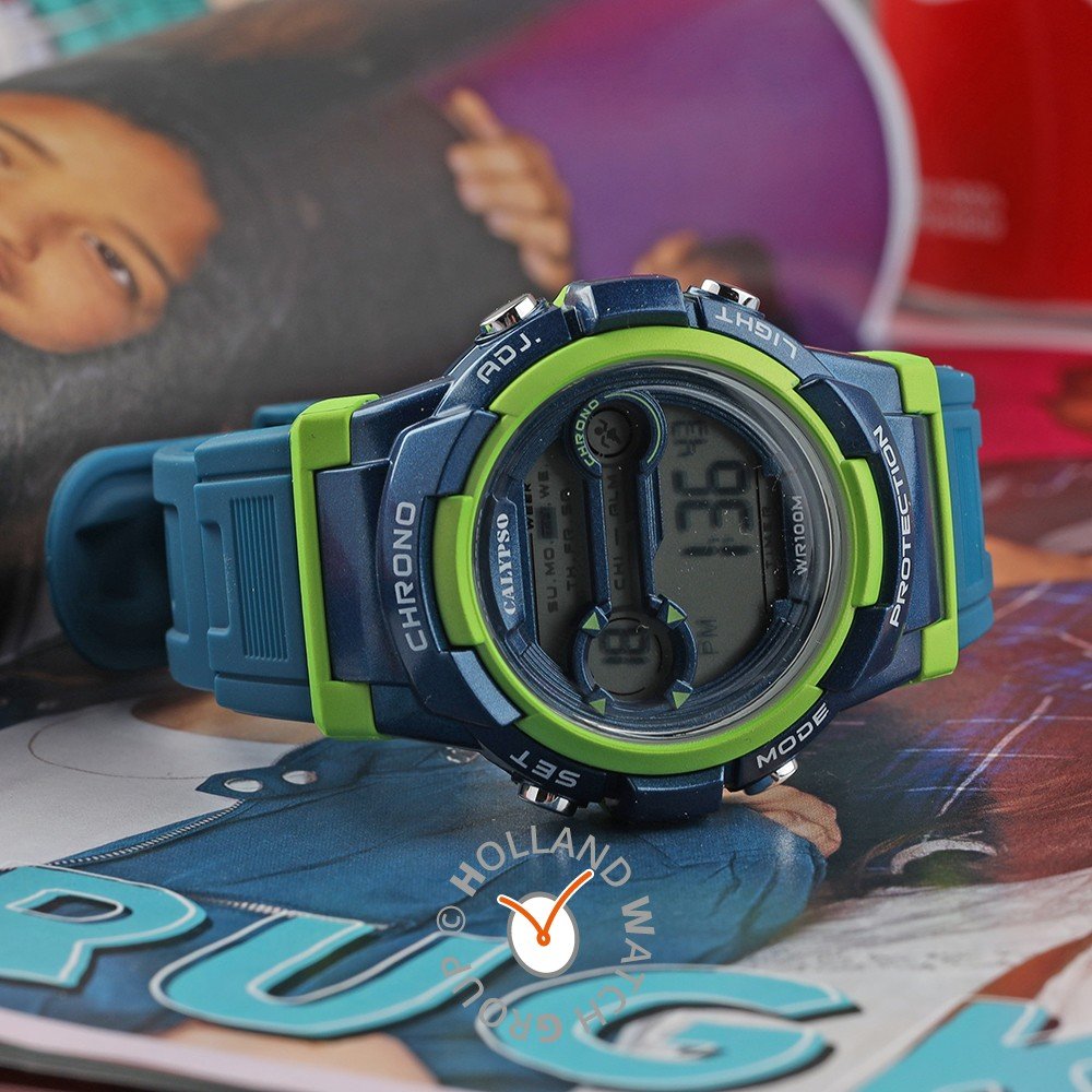 Reloj CALYPSO Para Infantil K5808 Digital Crush Caja de Caucho Reloj CALYPSO Para Infantil K5808 Digital Crush Caja de Caucho