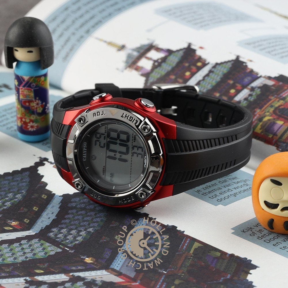 Calypso Orologio Bambino K5685/6 – Subacqueo 100m Con Cronometro E Doppio Fuso