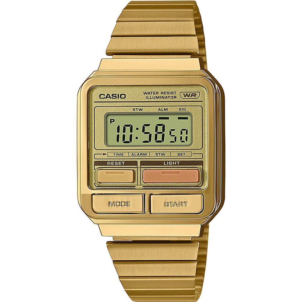 Casio Reloj Unisex Dorado Collection A168WG
