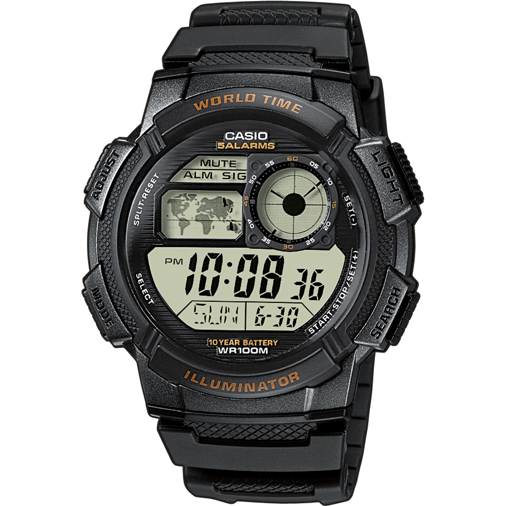 Reloj Casio Collection AE-1000W-1AVEF World Time