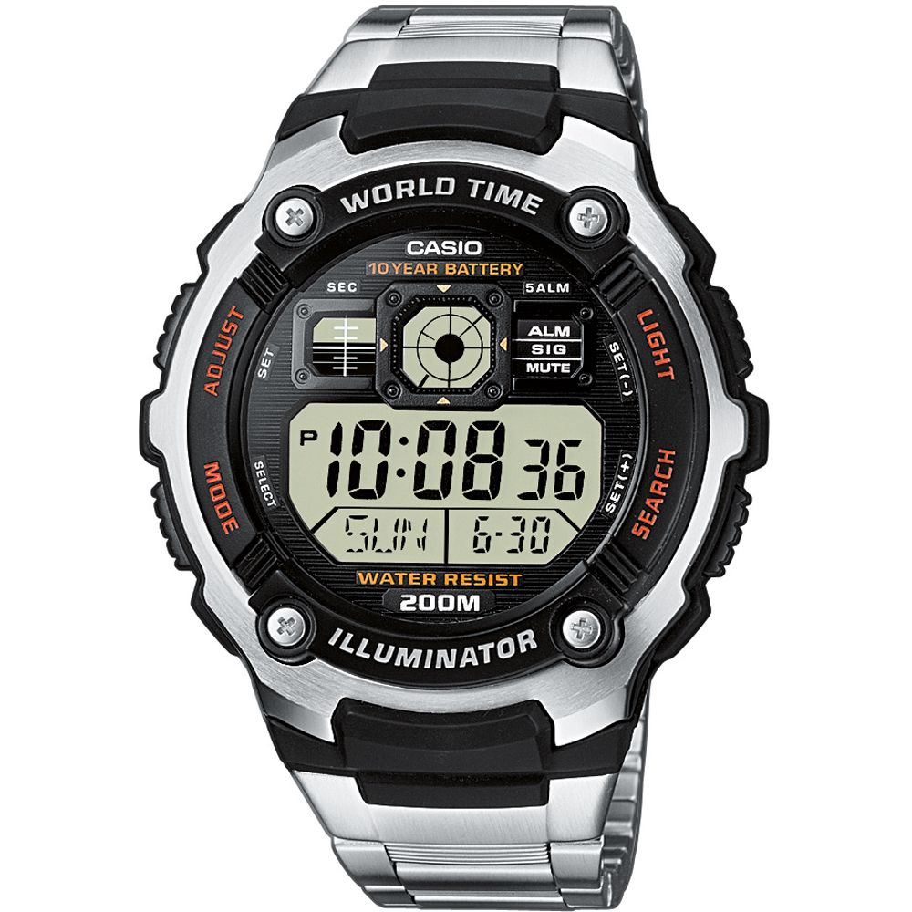Casio Sport AE-2000WD-1AVEF Basic Sports Horloge
