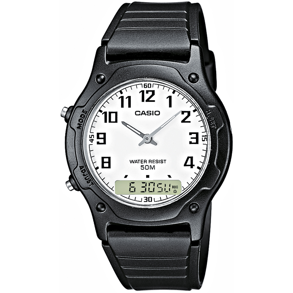 Montre Casio Vintage AW-49H-7BVEG Dual Time