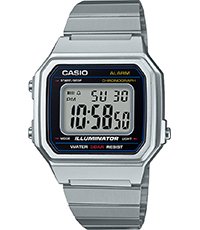 casio digital silver