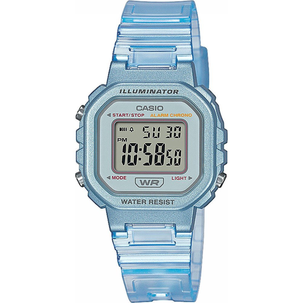 Relógio Casio Vintage LA-20WHS-2AEF Collection transparent