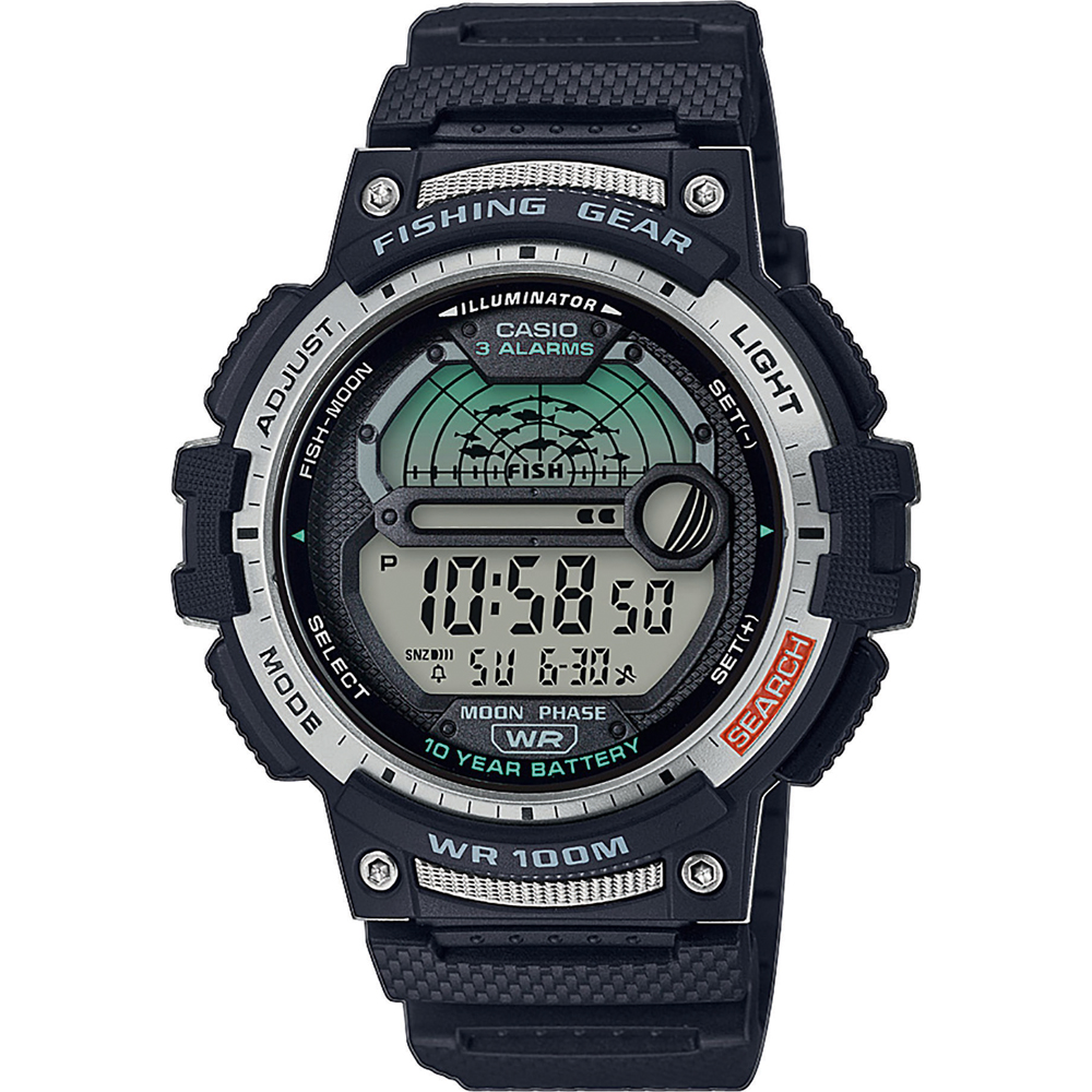 Casio Collection WS-1200H-1AVEF Fish Finder Watch