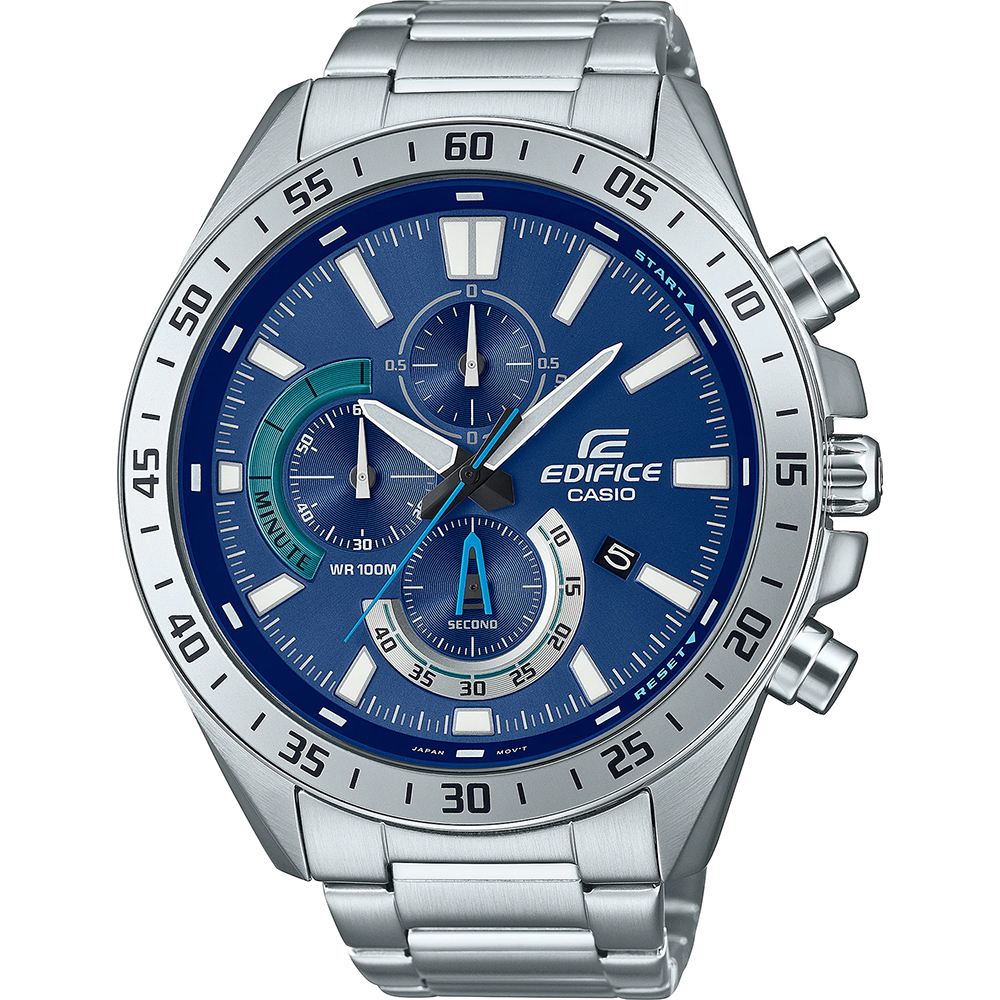 Casio Edifice Classic  EFV-620D-2AVUEF Big Face Chrono Horloge