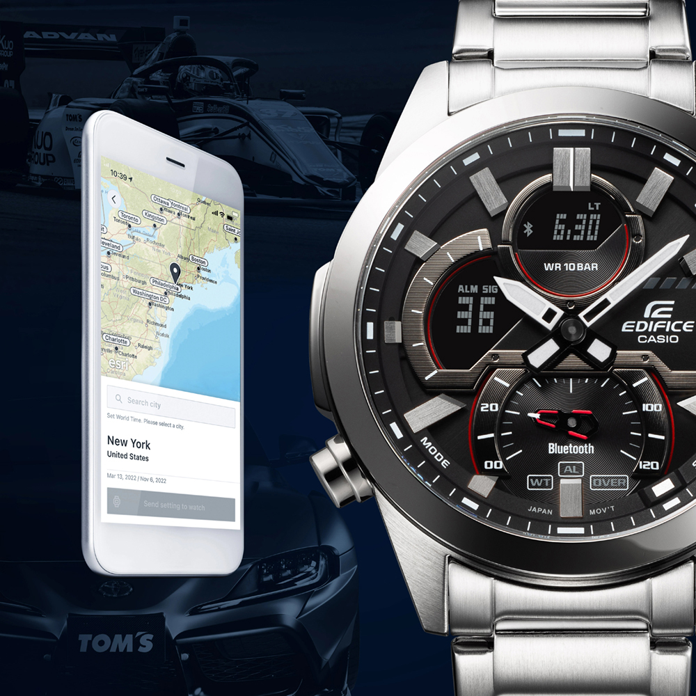 Casio Edifice Bluetooth ECB-30D-1AEF Watch • EAN: 4549526322402 •