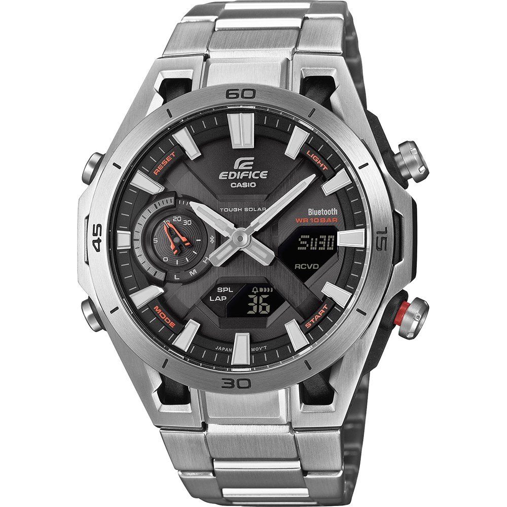 カシオEDIFICE ダークグレー Casio Edifice Bluetooth ECB-2300D-1AEF Sospensione Watch • EAN