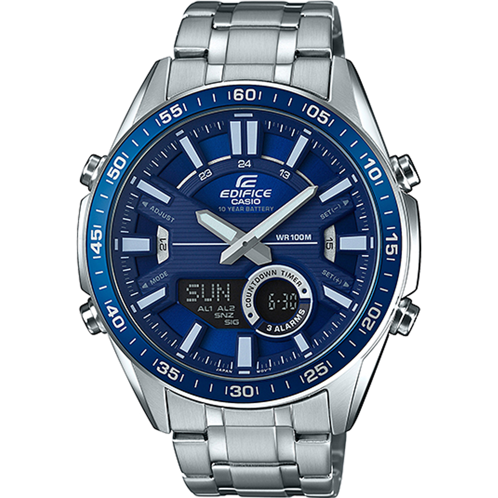 Casio Edifice Classic  EFV-C100D-2AVEF Ana-Digi Chronograph Watch