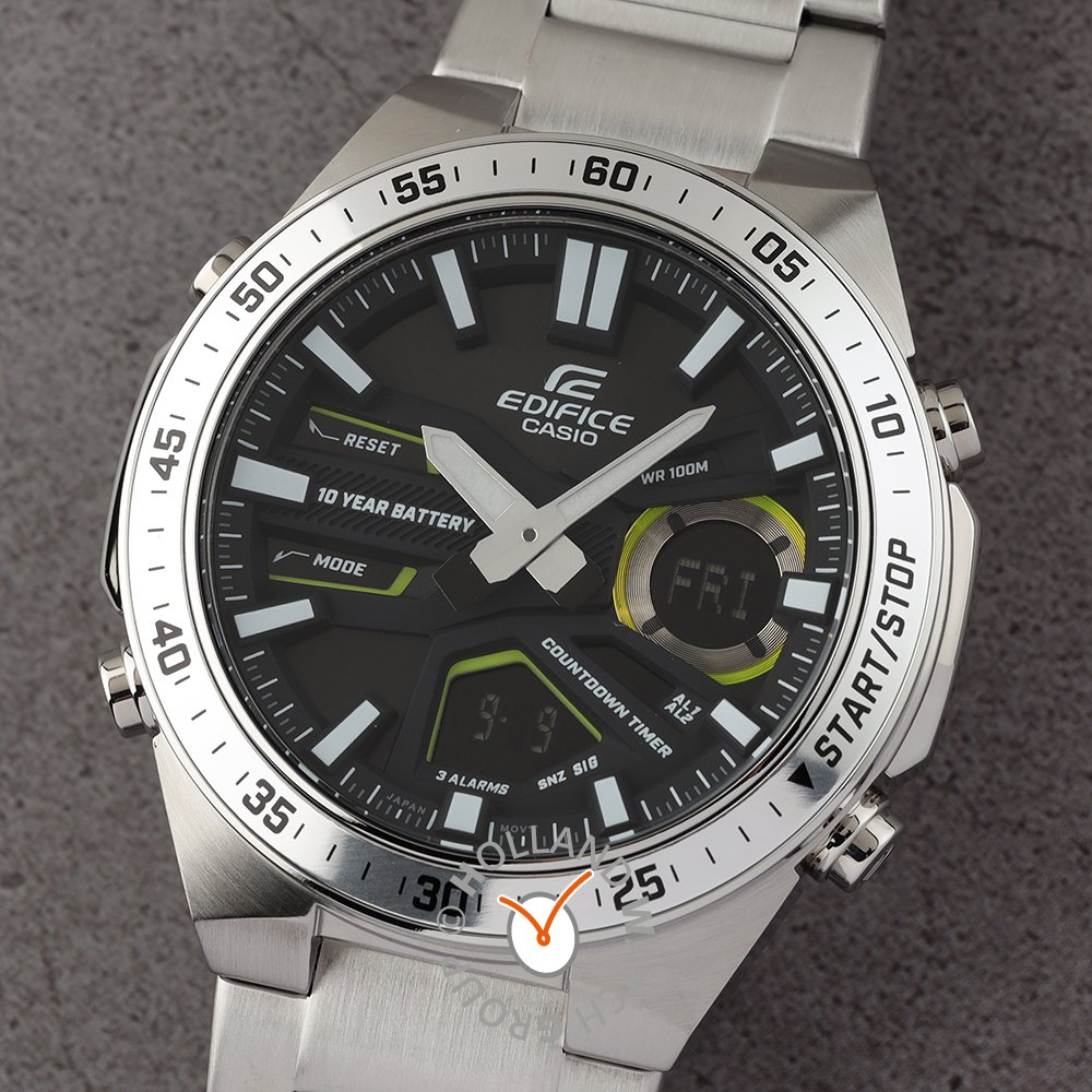 Casio Edifice Classic EFV-C110D-1A3VEF Ana-Digi Chronograph Watch • EAN:  4549526328435 •