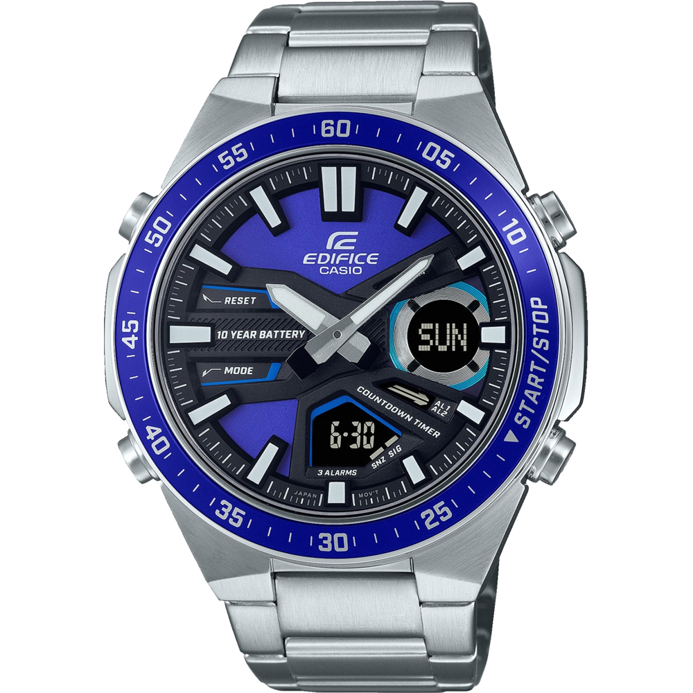 Casio Edifice Classic  EFV-C110D-2AVEF Ana-Digi Chronograph Watch