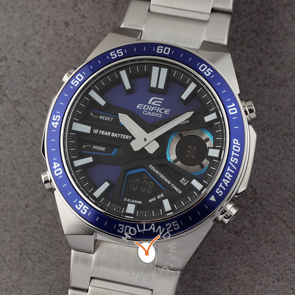 Casio Edifice Classic EFV-C110D-2AVEF Ana-Digi Chronograph Watch • EAN:  4549526328473 •