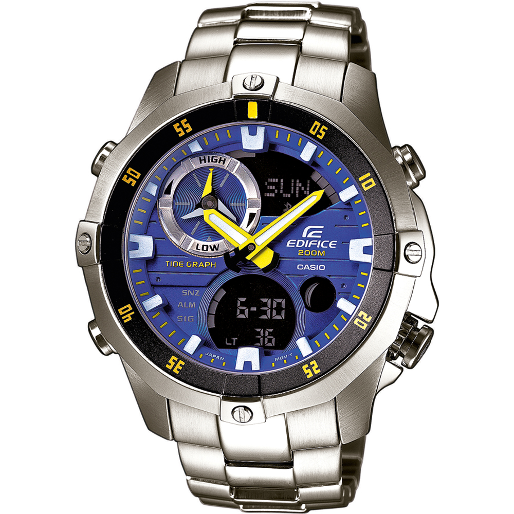 Casio Edifice Watch Ana-Digi Advance Marine EMA-100D-2AV