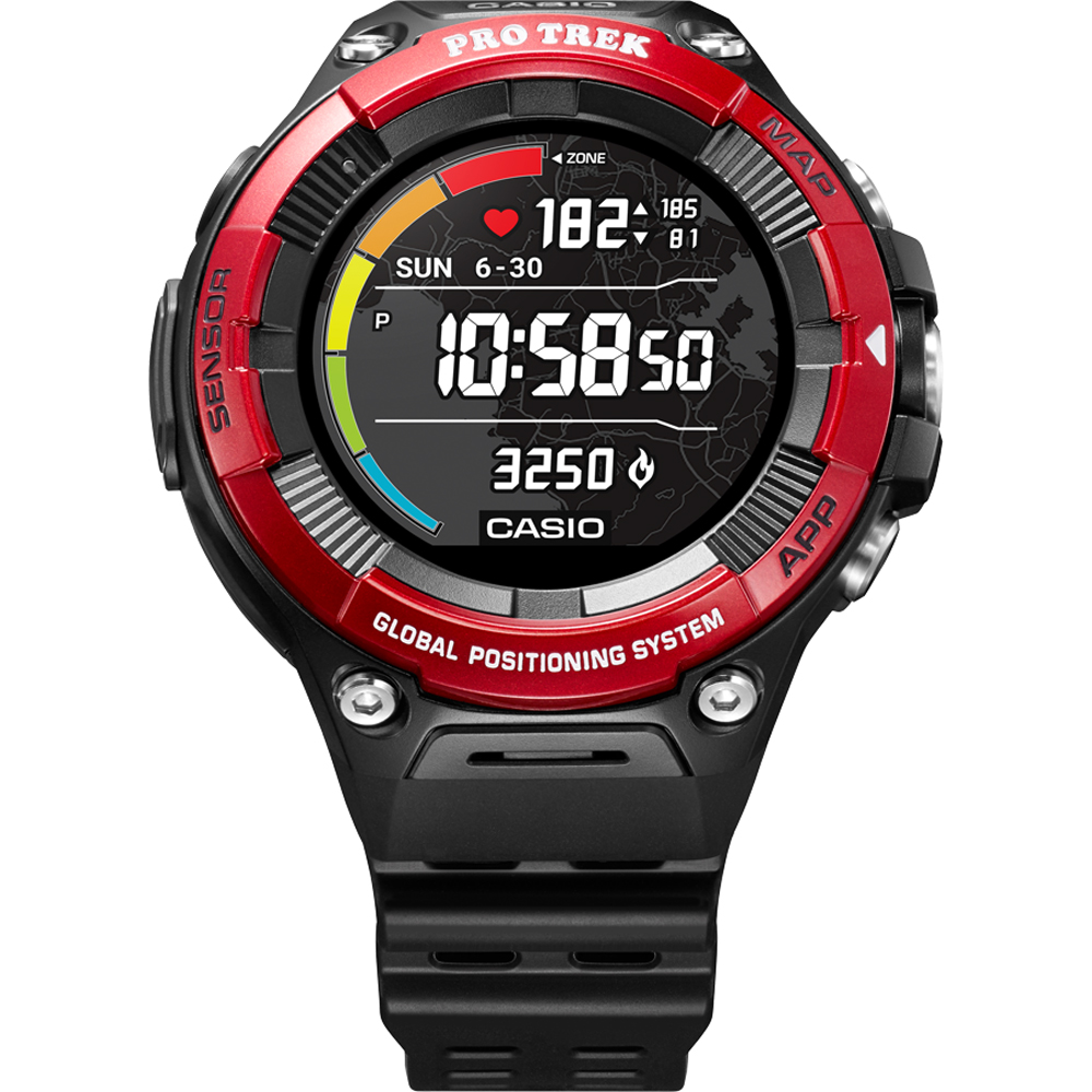 Casio Smart WSD-F21HR-RDBGE Pro Trek Smart Watch