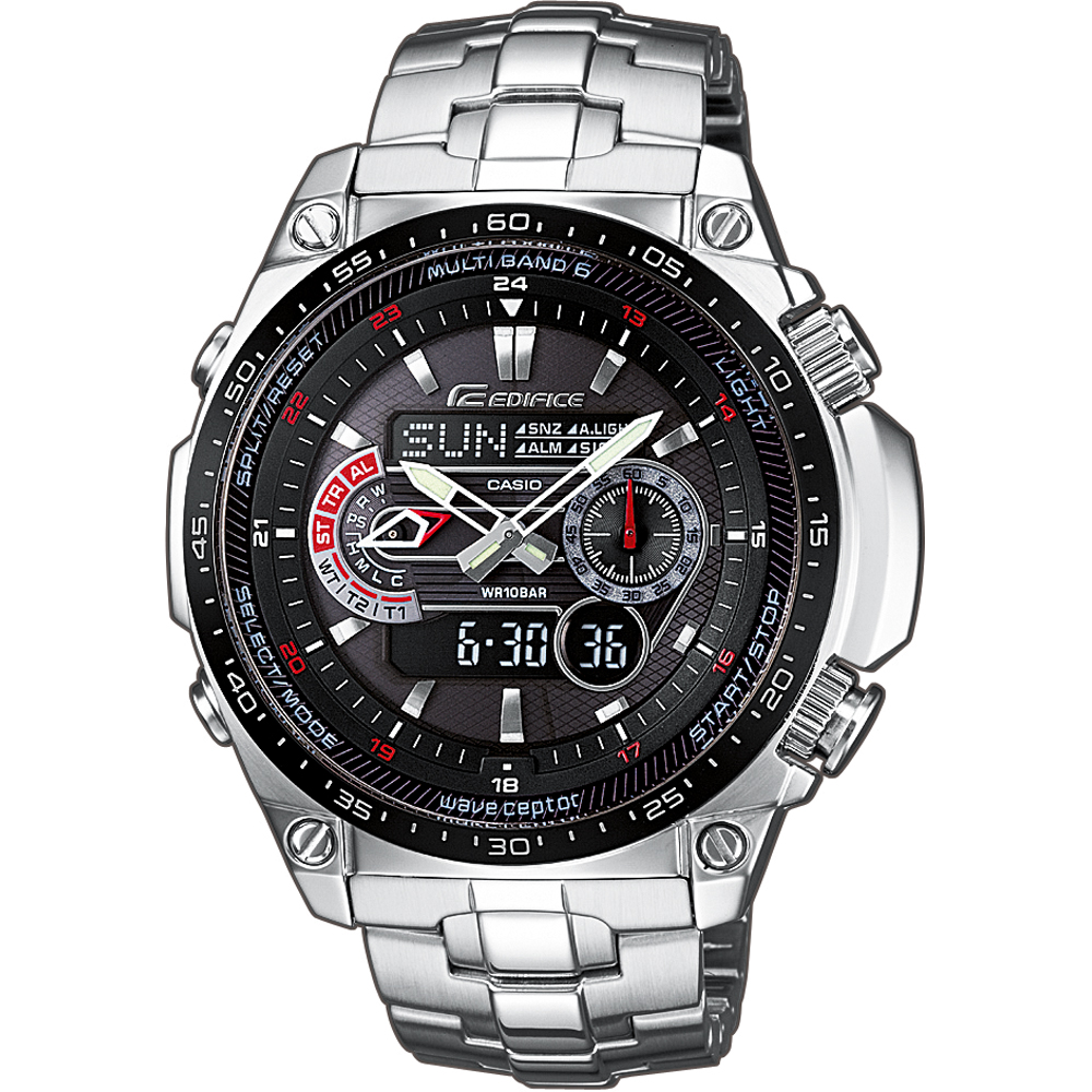 Casio Edifice Watch Radio Controlled Solar Wave Ceptor ECW-M300EDB-1AER