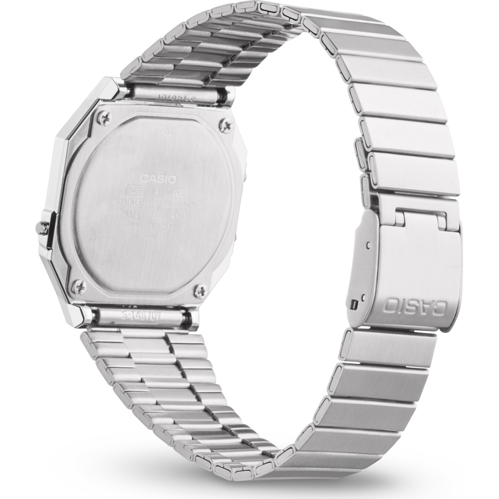 Buy CASIO Vintage Super Slim Stainless Steel Unisex Watch - A700W