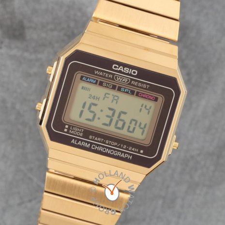 Retro Digital Gold Watch Spring Summer Collection Casio