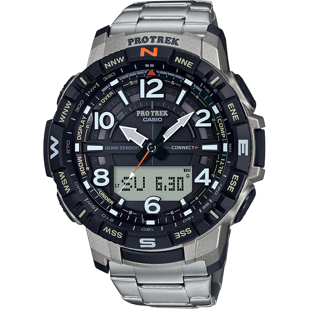 Casio Smart PRT-B50T-7ER Pro Trek Titanium Watch
