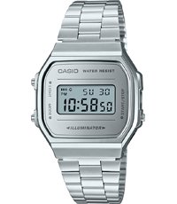 Casio retro watch silver Clearance