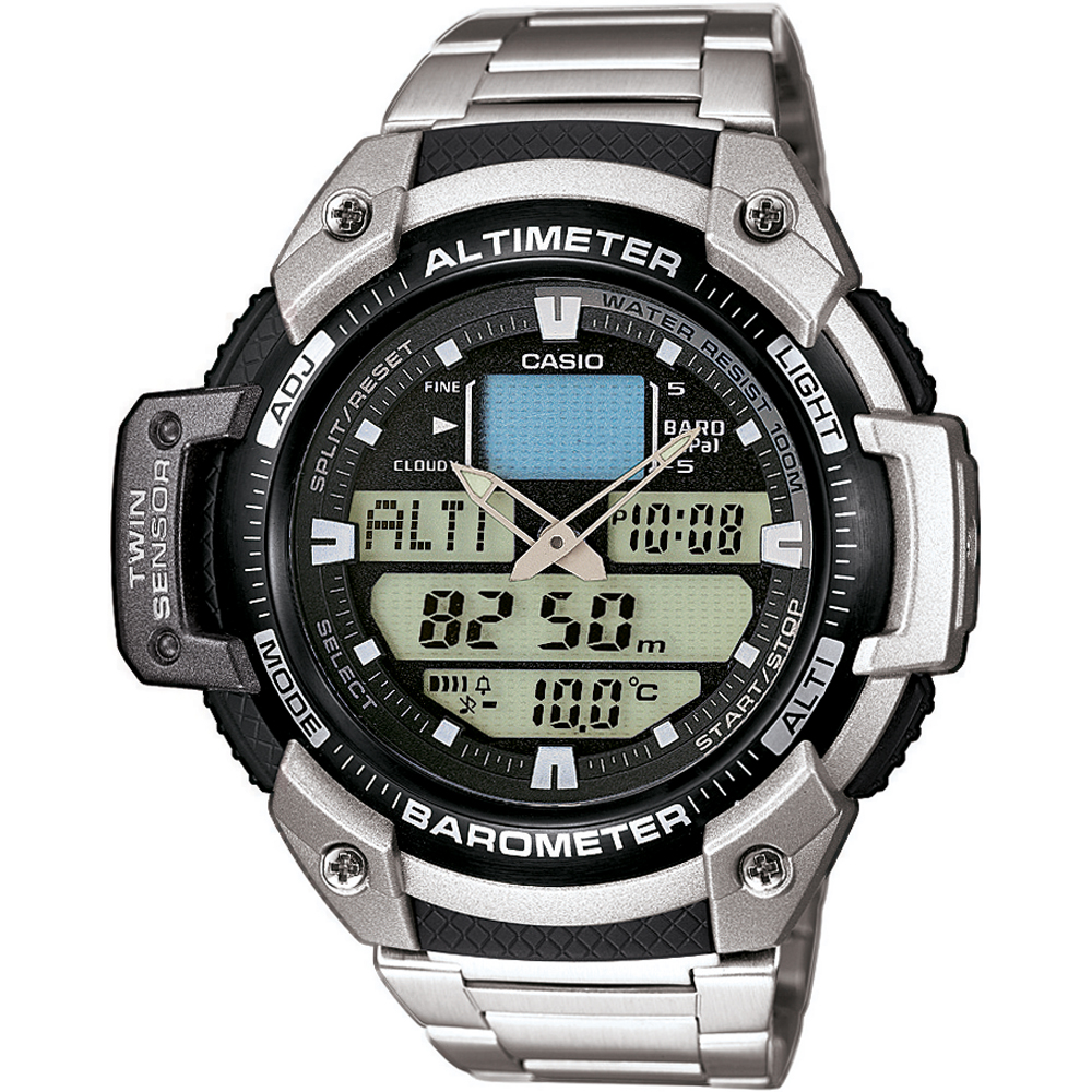 Casio Vintage SGW-400HD-1BVER Triple Sensor Watch