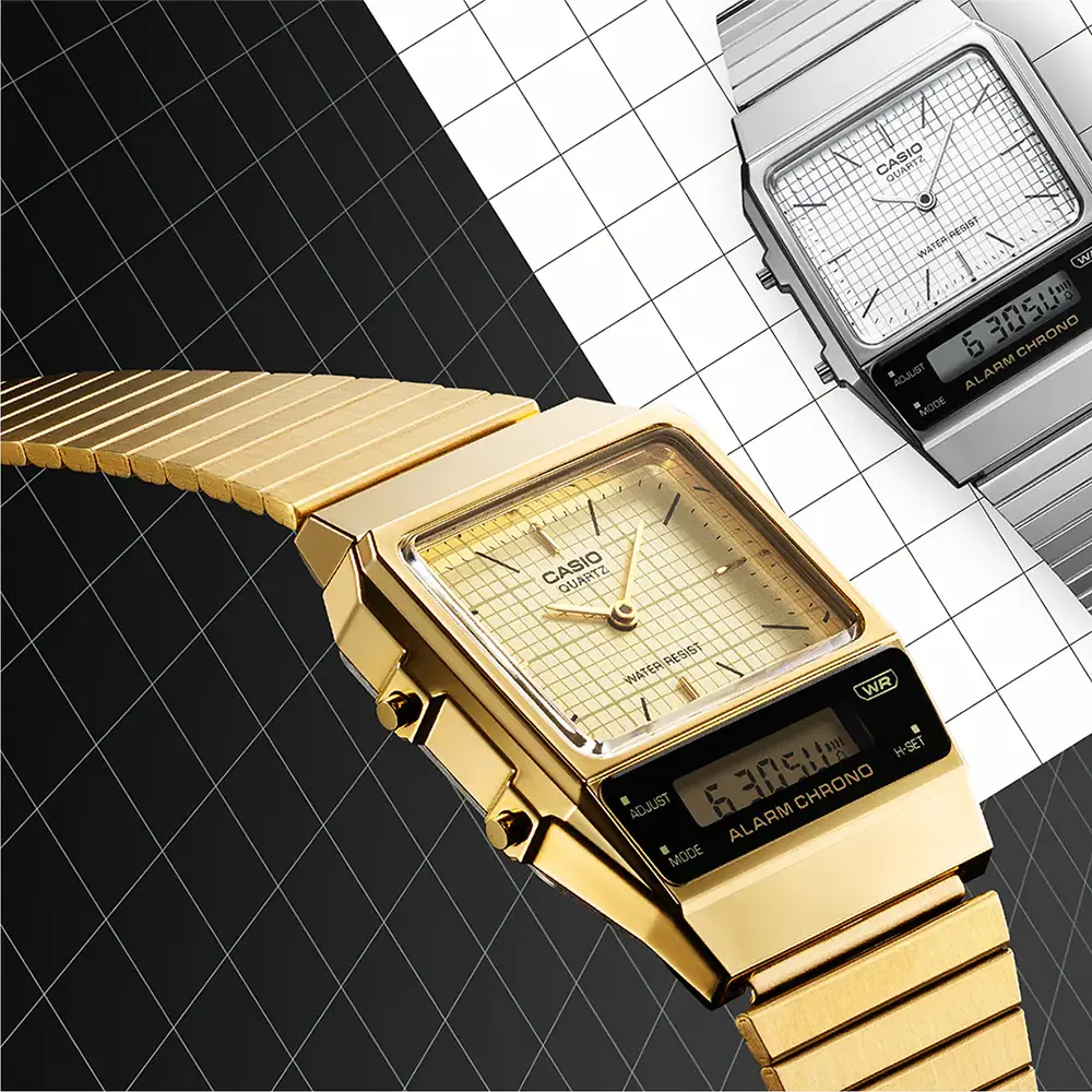 Casio Vintage AQ-800EG-9AEF Vintage Edgy Watch • EAN: 4549526326486 •