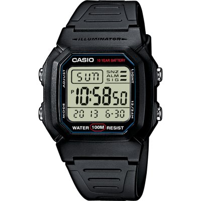 Reloj CASIO LA670WEM-7EF, para señora o niña, resistente al agua, alarma,  crono, luz led, pulsera de acero ajustable.