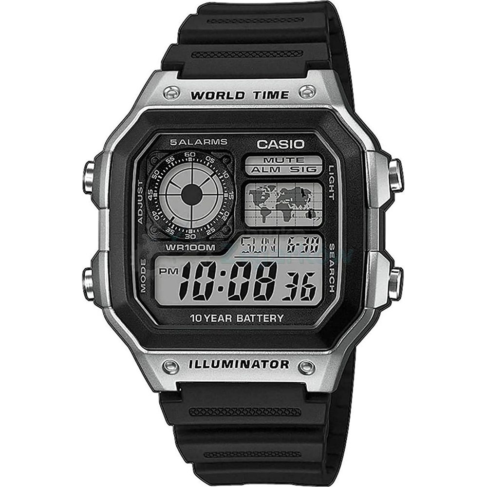 Casio Collection AE-1200WH-1CVEF World Time Watch