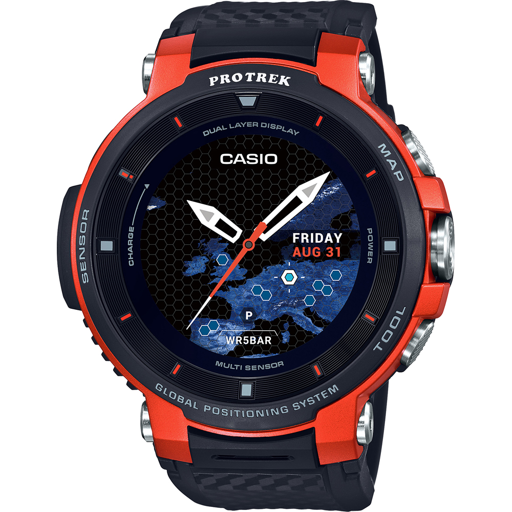 Casio Smart WSD-F30-RGBAE Pro Trek Smart Watch